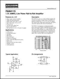 Click here to download FAN4113 Datasheet