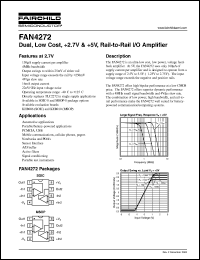 Click here to download FAN4272 Datasheet