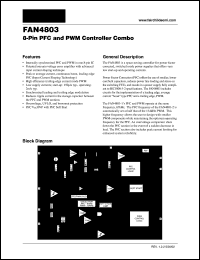 Click here to download FAN4803 Datasheet