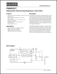 Click here to download FAN5037 Datasheet