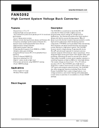 Click here to download FAN5092 Datasheet