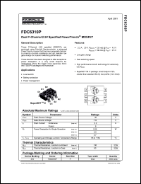 Click here to download FDC6310P Datasheet