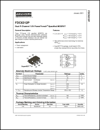 Click here to download FDC6312P_NL Datasheet