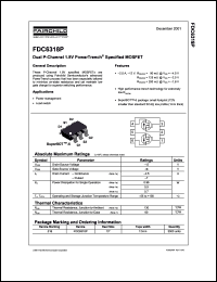 Click here to download FDC6318P Datasheet