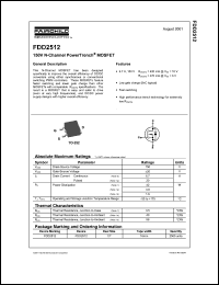 Click here to download FDD2512 Datasheet