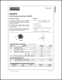 Click here to download FDD2570 Datasheet