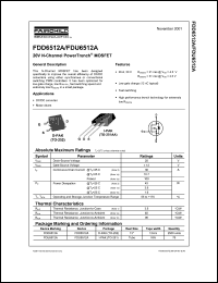 Click here to download FDD6512 Datasheet