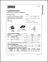 Click here to download FDD6644 Datasheet