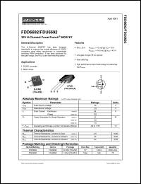 Click here to download FDD6692 Datasheet