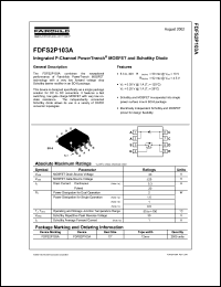Click here to download FDFS2P103A Datasheet