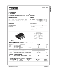 Click here to download FDG326P Datasheet