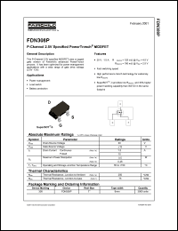 Click here to download FDN308P Datasheet