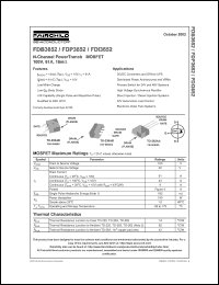 Click here to download FDP3652 Datasheet