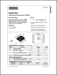 Click here to download FDS2070N3 Datasheet