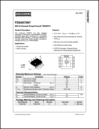 Click here to download FDS4070N7 Datasheet
