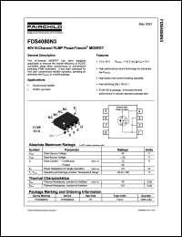 Click here to download FDS4080N3 Datasheet