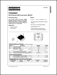 Click here to download FDS4080N7 Datasheet
