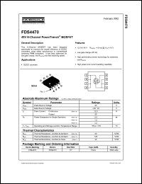 Click here to download FDS4470 Datasheet
