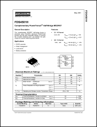 Click here to download FDS4501H Datasheet