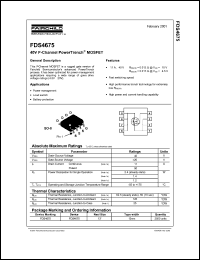 Click here to download FDS4675_NL Datasheet