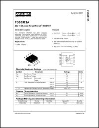 Click here to download FDS6572A Datasheet