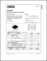 Click here to download FDS6676 Datasheet