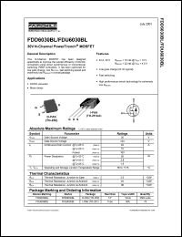 Click here to download FDD6030BL_NL Datasheet