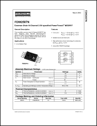 Click here to download FDW2507N Datasheet