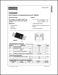 Click here to download FDW2508P_NL Datasheet