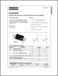 Click here to download FDW2509NZ Datasheet