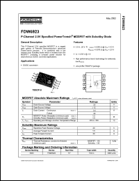 Click here to download FDW6923 Datasheet
