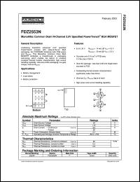 Click here to download FDZ2553 Datasheet