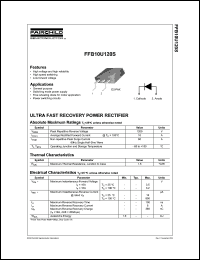 Click here to download FFB10U120S Datasheet