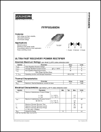 Click here to download FFPF05U60 Datasheet