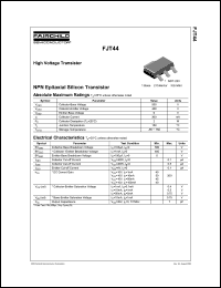 Click here to download FJT44 Datasheet