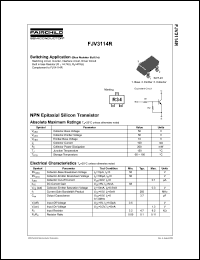 Click here to download FJV3114RMTF Datasheet