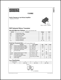 Click here to download FJV992 Datasheet