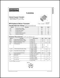 Click here to download FJX2222ATF Datasheet