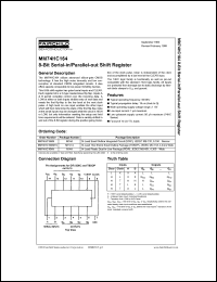 Click here to download 74HC164 Datasheet