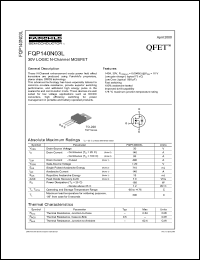 Click here to download FQP140N03L Datasheet