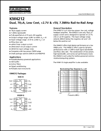 Click here to download KM4212IM8 Datasheet