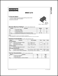 Click here to download MMBFJ270 Datasheet