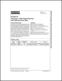 Click here to download NC7SZ175P6 Datasheet