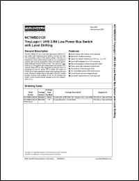 Click here to download NC7WBD3125L8X(Preliminary Datasheet