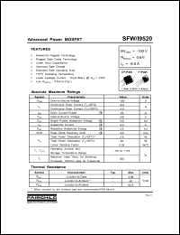 Click here to download SFWI9520 Datasheet