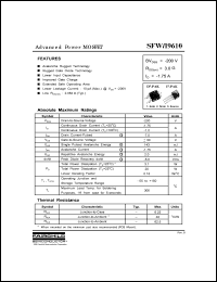 Click here to download SFWI9610 Datasheet