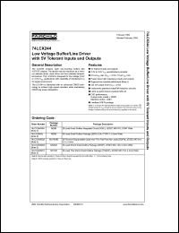 Click here to download 74LCX244BQX Datasheet