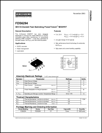 Click here to download FDS6294 Datasheet