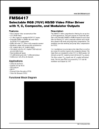Click here to download FMS6417 Datasheet
