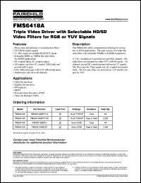 Click here to download FMS6418AMTC14X Datasheet
